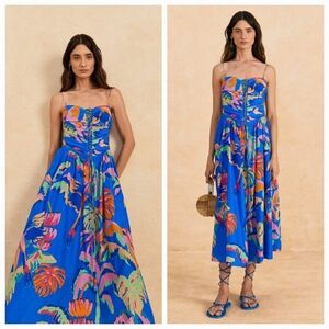 Farm Rio Painted Jungle Mididress